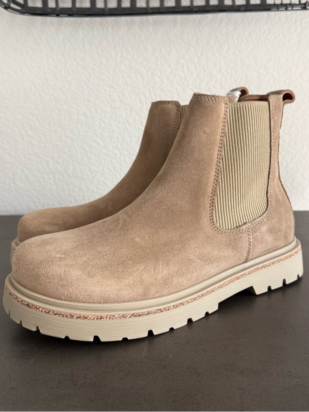 Birkenstock highwood slip on suede boots